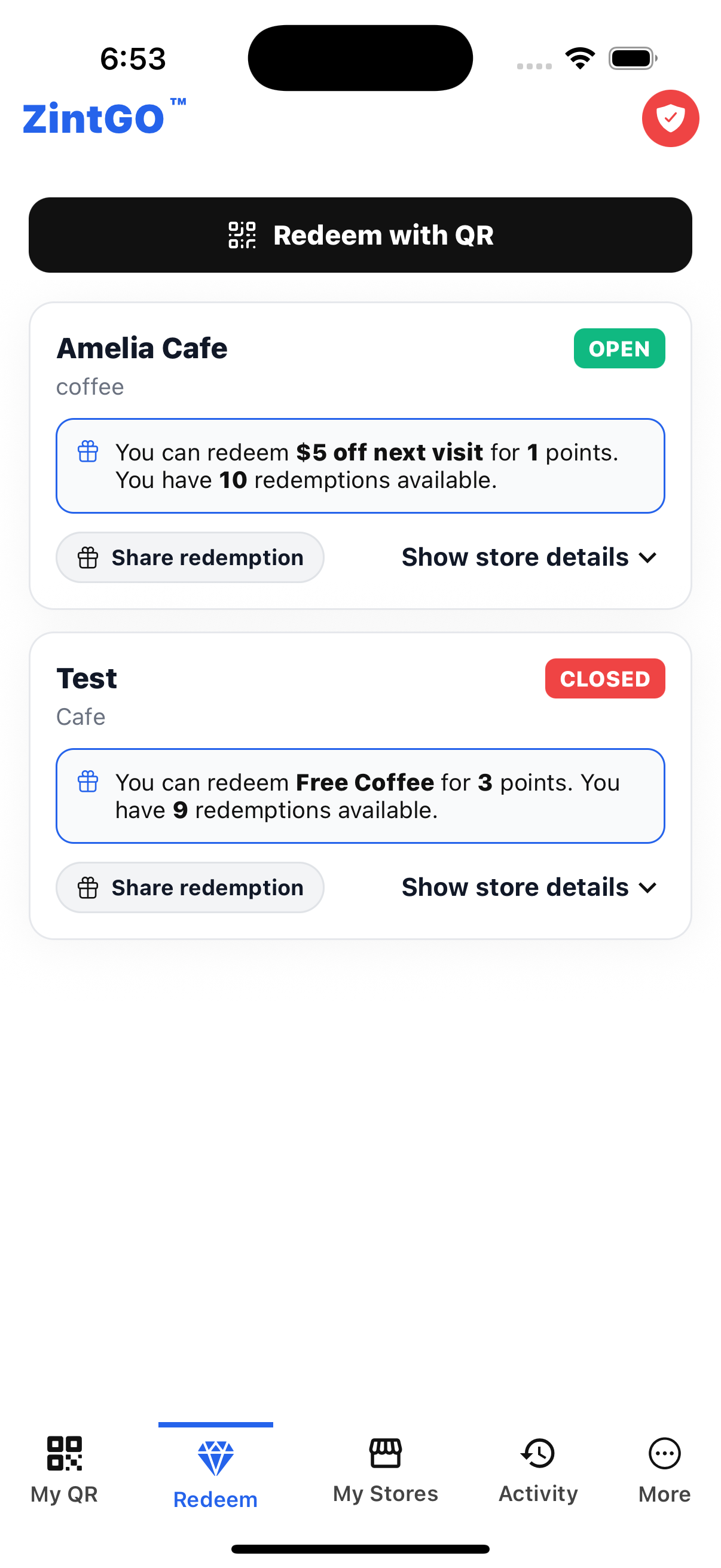 ZintGO – Rewards